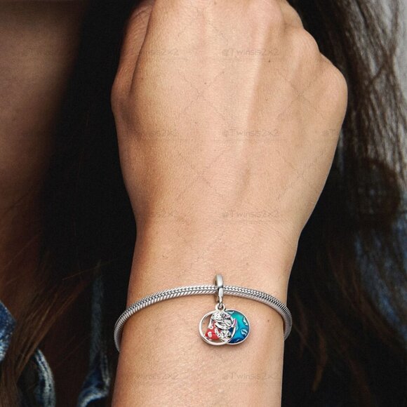 Pandora Disney Lilo & Stitch Family Dangle Charm - Picture 5 of 6